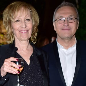 Exclusif - Catherine Barma et Laurent Ruquier à l'enregistrement de l'émission "On n'est pas couché" à la Villa Domergue lors du 69ème Festival International du Film de Cannes le 18 mai 2016. © Giancarlo Gorassini / Veeren / Bestimage