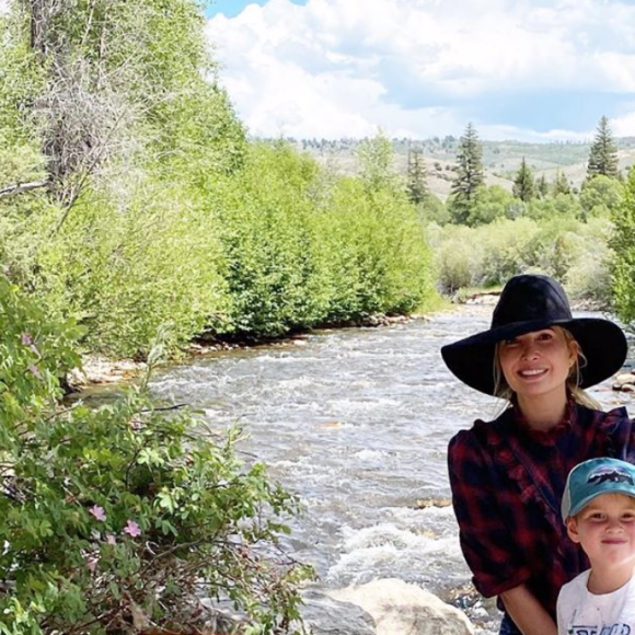 Ivanka Trump, son mari Jared Kushner et leurs enfants en week-end pour la Fête Nationale. Juillet 2020.