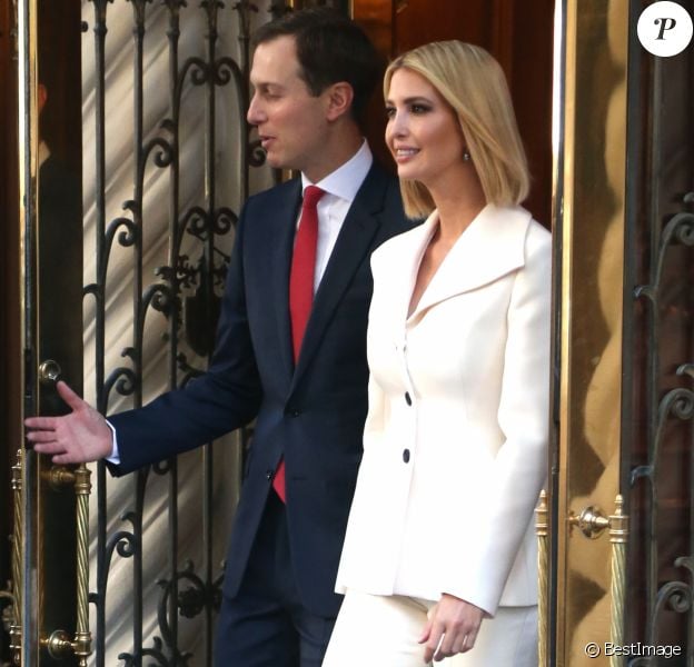 Jared Kushner et Ivanka Trump quittent leur appartement new-yorkais, le 24 septembre 2019.