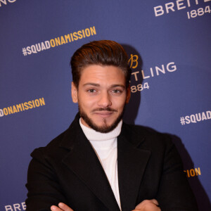 Rayane Bensetti lors de la soirée de réouverture de la boutique "Breitling", située rue de la Paix. Paris, le 3 octobre 2019. © Rachid Bellak/Bestimage