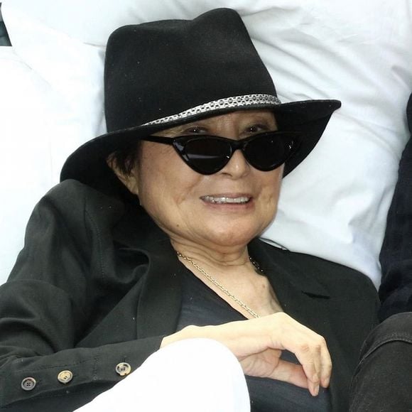 Yoko Ono, Ringo Starr et Jeff Bridges, au côté du photographe Henry Diltz et du maire de New York Bill de Blasio, ont reconstitué le célèbre "Bed-in for Peace" de John et Yoko en 1969, protestant à l'époque contre la guerre menée par les Etats-Unis au Viêt Nam. Le 13 septembre 2018.