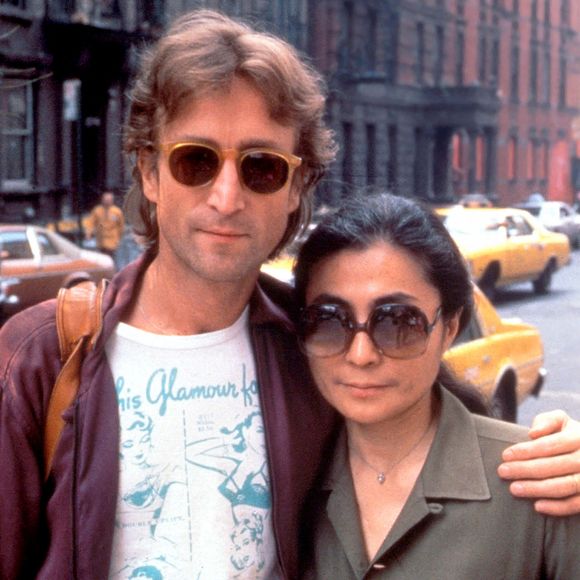 Photo non datée de John Lennon et Yoko Ono. © David McGough/LFI/ABACA