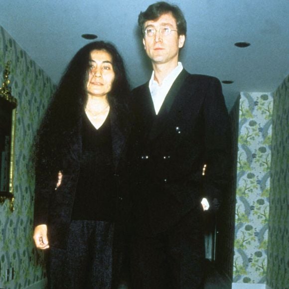 Photo non datée de John Lennon et Yoko Ono. © David McGough/LFI/ABACA