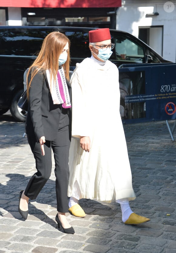 L'ambassadeur du Maroc en France Chakib Benmoussa - Arrivées - Obsèques de Hermine de Clermont-Tonnerre en l'église Saint-Pierre de Montmartre à Paris le 9 juillet 2020.