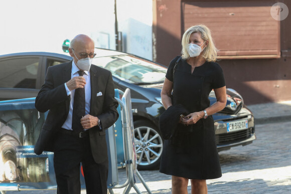 Arrivées - Obsèques de Hermine de Clermont-Tonnerre en l'église Saint-Pierre de Montmartre à Paris le 9 juillet 2020.