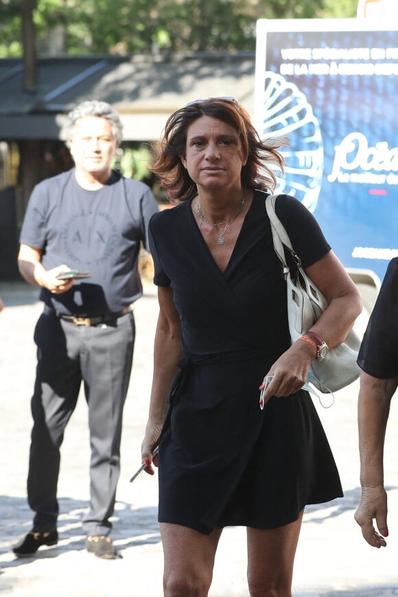 Arrivées - Obsèques de Hermine de Clermont-Tonnerre en l'église Saint-Pierre de Montmartre à Paris le 9 juillet 2020.