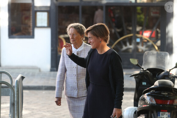 Arrivées - Obsèques de Hermine de Clermont-Tonnerre en l'église Saint-Pierre de Montmartre à Paris le 9 juillet 2020.