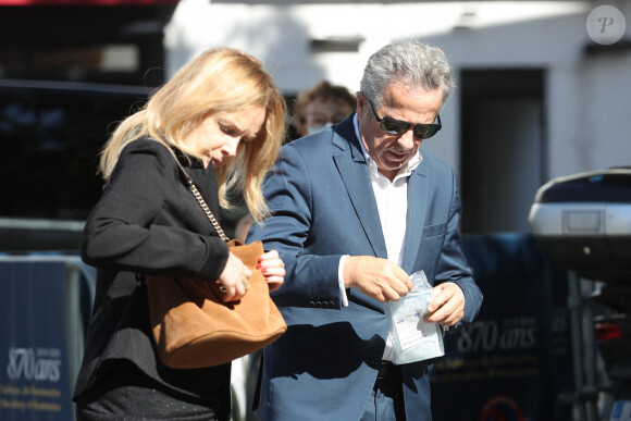 Arrivées - Obsèques de Hermine de Clermont-Tonnerre en l'église Saint-Pierre de Montmartre à Paris le 9 juillet 2020.