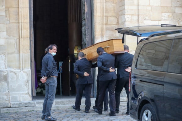 Illustration - Arrivées - Obsèques de Hermine de Clermont-Tonnerre en l'église Saint-Pierre de Montmartre à Paris le 9 juillet 2020.