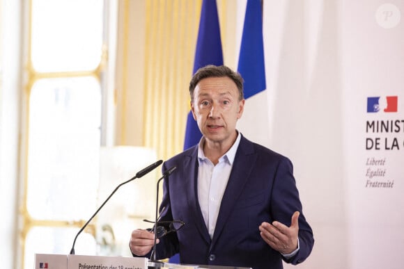 Stéphane Bern - Présentation des 18 projets de la Mission Patrimoine 2020 au ministère de la Culture à Paris le 30 juin 2020. La mission patrimoine confiée à S.Bern contribue à la sauvegarde du patrimoine français dans toute sa diversité. © Jack Tribeca / Bestimage