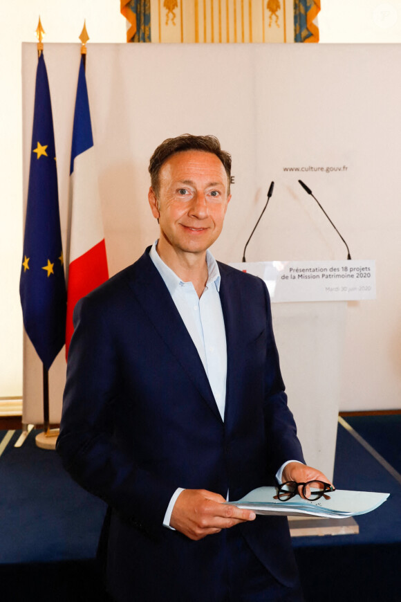 Stéphane Bern - Présentation des 18 projets de la Mission Patrimoine 2020 au ministère de la Culture à Paris le 30 juin 2020. La mission patrimoine confiée à S.Bern contribue à la sauvegarde du patrimoine français dans toute sa diversité. © Jack Tribeca / Bestimage