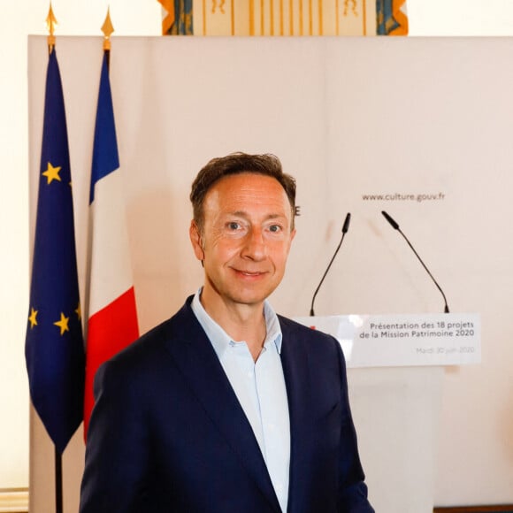 Stéphane Bern - Présentation des 18 projets de la Mission Patrimoine 2020 au ministère de la Culture à Paris le 30 juin 2020. La mission patrimoine confiée à S.Bern contribue à la sauvegarde du patrimoine français dans toute sa diversité. © Jack Tribeca / Bestimage