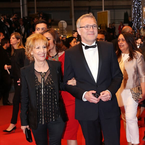 Laurent Ruquier, Catherine Barma - Montée des marches du film "Juste la fin du monde" lors du 69ème Festival International du Film de Cannes. Le 19 mai 2016. © Olivier Borde-Cyril Moreau/Bestimage