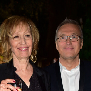 Exclusif - Catherine Barma et Laurent Ruquier à l'enregistrement de l'émission "On n'est pas couché" à la Villa Domergue lors du 69ème Festival International du Film de Cannes le 18 mai 2016. © Giancarlo Gorassini / Veeren / Bestimage