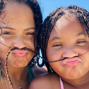 Christina Milian et Violet, le 8 juillet 2020 sur Instagram.