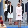 Barbara Pompili, ministre de la transition écologique, la première dame Brigitte Macron lors de la cérémonie du 14 juillet à Paris le 14 juillet 2020. © Eliot Blondet / Pool / Bestimage