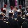 Le président Emmanuel Macron lors de la cérémonie du 14 juillet à Paris le 14 juillet 2020. © Eliot Blondet / Pool / Bestimage