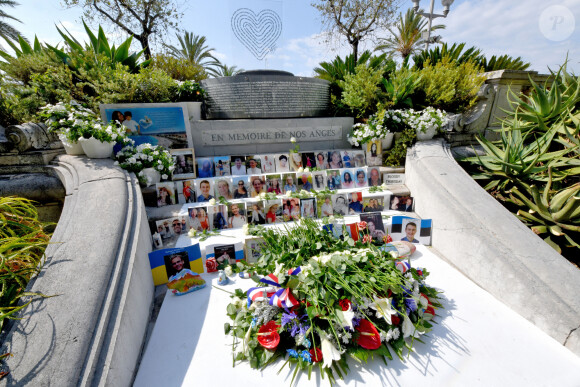 La Cérémonie d'Hommage Municipal aux victimes de l'attentat du 14 Juillet 2016 à Nice le 14 juillet 2020 dans les jardins du musée Masséna. © Bruno Bebert / Bestimage