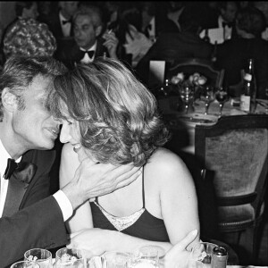 Johnny Hallyday et Nathalie Baye au Festival de Cannes en 1984.