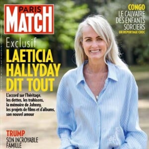 Laeticia Hallyday en couverture de "Paris Match", numéro du 15 juillet 2020.
