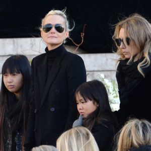 Brigitte Macron, Laeticia Hallyday et ses filles Joy et Jade, Laura Smet, David Hallyday - Arrivées des personnalités en l'église de La Madeleine pour les obsèques de Johnny Hallyday à Paris le 8 decembre 2017. © Veeren/Bestimage