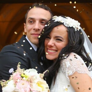 Exclusif - Mariage religieux en l'église de Villanova de la chanteuse Alizée et Grégoire Lyonnet - Villanova le 18 juin 2016 © Olivier Huitel - Olivier Sanchez / Bestimage