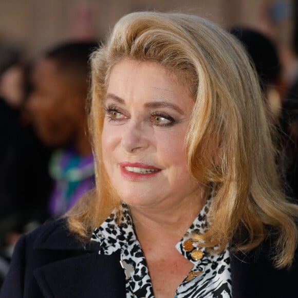 Catherine Deneuve - Arrivées au défilé de mode PAP femme printemps-été 2020 Louis Vuitton à Paris. Le 1er octobre 2019. © Veeren Ramsamy-Christophe Clovis / Bestimage