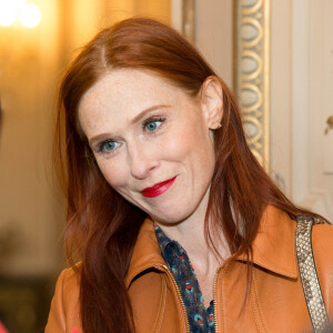 Audrey Fleurot - Audrey Fleurot remet le prix Vidocq aux acteurs de la série "Sous la Peau" à l'occasion du festival Séries Mania à Lille, le 28 mars 2019. © Stéphane Vansteenkiste / Bestimage