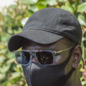 Omar Sy a participé à la marche en soutien à Adama Traoré, décédé le 19 juillet 2016. La marche s'est déroulée à Beaumont-sur-Oise le 18 juillet 2020. Photo by Serge Tenani/Avenir Pictures/ABACAPRESS.COM