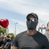 Omar Sy a participé à la marche en soutien à Adama Traoré, décédé le 19 juillet 2016. La marche s'est déroulée à Beaumont-sur-Oise le 18 juillet 2020. Photo by Serge Tenani/Avenir Pictures/ABACAPRESS.COM
