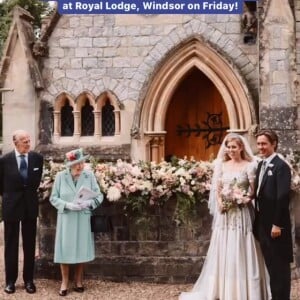 Les voeux de bonheur du prince William et Kate Middleton à la princesse Beatrice et Edoardo Mapelli Mozzi, suite à leur mariage célébré le 17 juillet 2020 à Windsor.