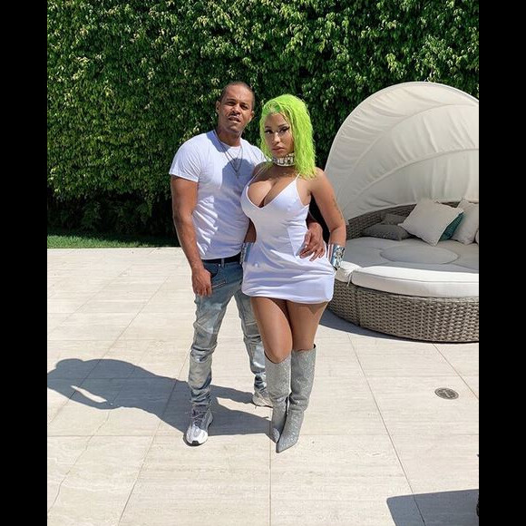 Nicki Minaj et son mari, Kenneth Petty. Août 2019.