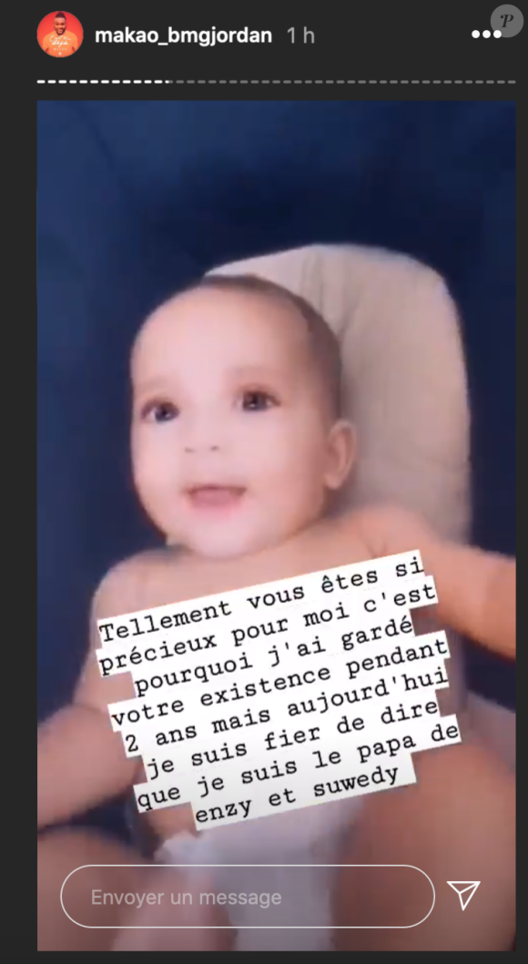 Makao (Secret Story) présente ses deux fils sur Instagram - 21 juillet 2020