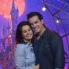 Faustine Bollaert et son mari Maxime Chattam  au lancement du nouveau spectacle "Mickey et le magicien" au Parc Disneyland Paris. Le 2 juillet 2016 © Giancarlo Gorassini / Bestimage