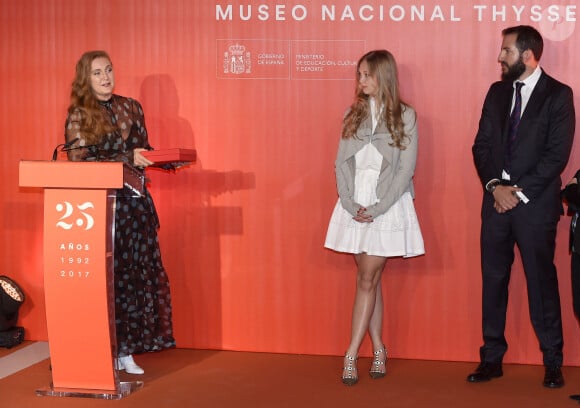 Francesca Thyssen-Bornemisza et Eleonore von Habsburg, Borja Thyssen - Soirée du 25ème anniversaire du Musée national Thyssen-Bornemisza à Madrid le 30 octobre 2017.