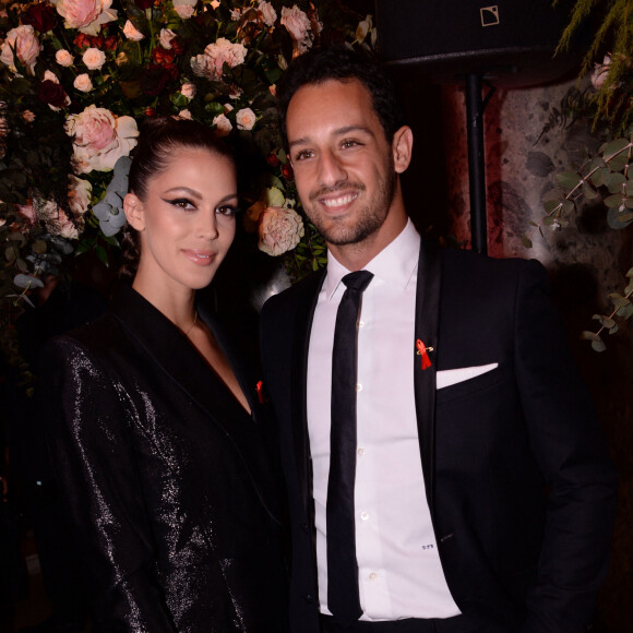 Iris Mittenaere (Miss France et Miss Univers 2016) et son compagnon Diego El Glaoui lors de la soirée de gala de la 18ème édition du "Dîner de la mode du Sidaction" au Pavillon Cambon Capucines - Potel et Chabot à Paris, France, le 23 janvier 2020. © Rachid Bellak/Bestimage