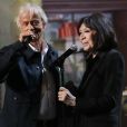 Exclusif - Juliette Gréco - Enregistrement de l'émission "Du côté de chez Dave", qui sera diffusée le 4 octobre sur France 3. Le 15 septembre 2015.