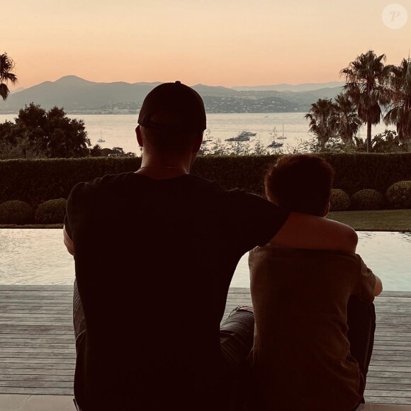 Samuel et Aaron, les fils d'Arthur, sur Instagram, le 21 juillet 2020.