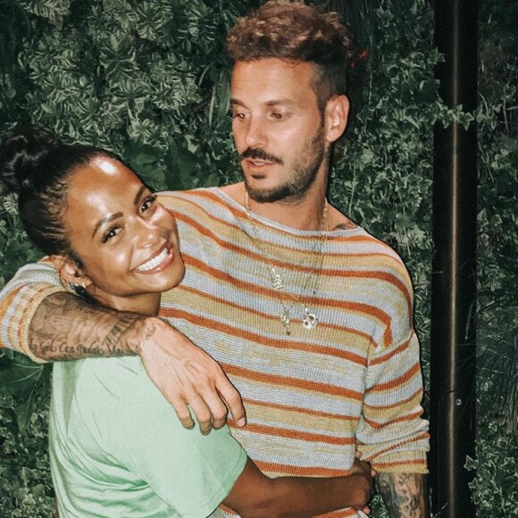 Christina Milian et M. Pokora prennent la pose sur Instagram.