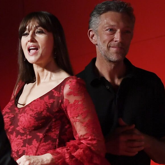 Monica Bellucci et Vincent Cassel lors de la projection du film "Irreversible" pendant le76ème Festival du Film de Venise la Mostra à Venise en Italie le 31 Août 2019.