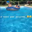 Frédérick Bousquet avec sa fille Manon, story Instagram du 30 juillet 2020