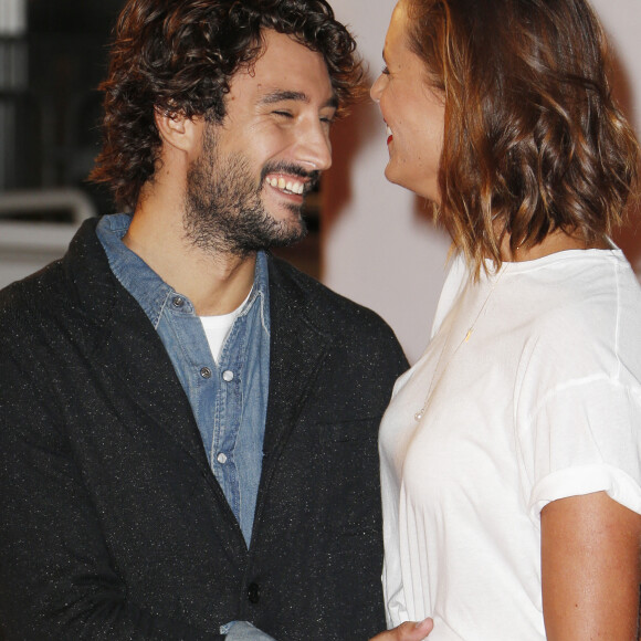 Laure Manaudou et son compagnon Jérémy Frérot - Arrivées à la 17ème cérémonie des NRJ Music Awards 2015 au Palais des Festivals à Cannes, le 7 novembre 2015. © Christophe Aubert via Bestimage
