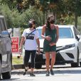 Exclusif - Lea Michele, enceinte, se balade avec sa mère Edith Sarfati. Santa Monica, Los Angeles, le 14 juillet 2020.
