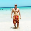 Frank Delay en vacances sur l'île de Djerba, en Tunisie. Juillet 2020.