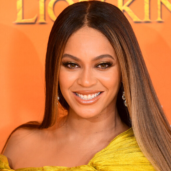 Beyoncé à Londres le 17 juillet 2019. Première de The Lion King. 