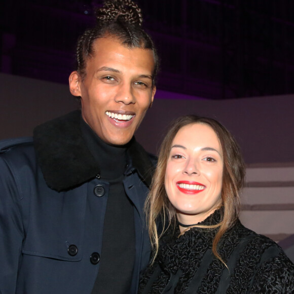 Stromae et sa femme Coralie Barbier au défilé "Victoria's Secret Paris 2016" au Grand Palais à Paris, le 30 novembre 2016. © Denis Guignebourg/Bestimage