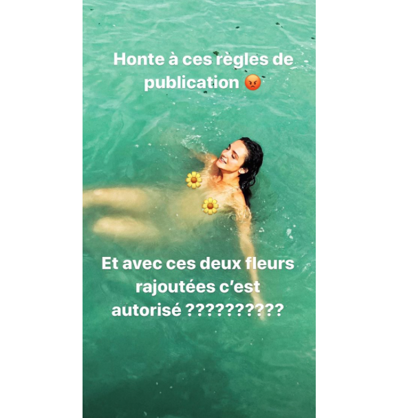 Pauline Bression a posté une photo d'elle dénudée. Censurée par Instagram qui a supprimé sa publication, elle a poussé un coup de gueule sur le réseau social, le 4 août 2020.