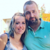 Claire ("L'amour est dans le pré 2015") enceinte de son deuxième enfant. Elle est en couple avec Sébastien et maman de Mathéo. Photo datant de 2020.