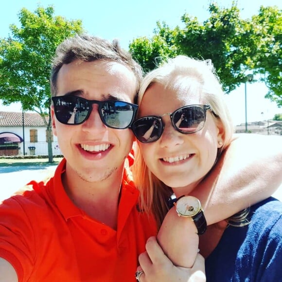 Le youtubeur E-Dison et son épouse Charlotte sur Instagram. 2019.