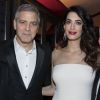L'avocate Amal Alamuddin et son mari George- Dîner de la cérémonie des César au Fouquet's à Paris. Le 24 février 2017 © Olivier Borde-Dominique Jacovides / Bestimage